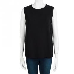 Pre Owned Max Mara Black Sleeveless Top M