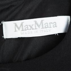 Pre Owned Max Mara Black Sleeveless Top M