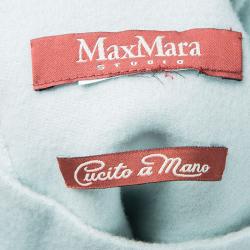 Pre Owned Max Mara Powder Blue Sleeveless Shift Dress M