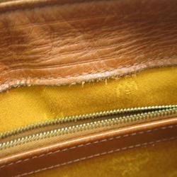 MCM  Brown Conyac Visetos Boston Bag 