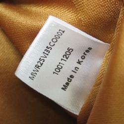 MCM Cognac Visetos Coated Canvas Heritage Zip Up Crossbody Bag