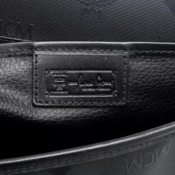 Pre Owned MCM Black Nylon Business Briefcase