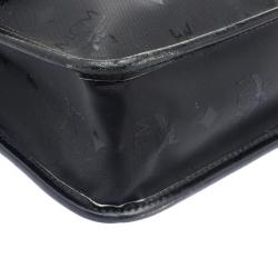 Pre Owned MCM Black Nylon Business Briefcase
