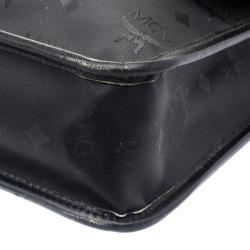 Pre Owned MCM Black Nylon Business Briefcase