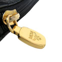 Pre Owned MCM Black Quilted Leather Stark Backpack