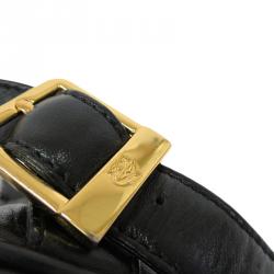 Pre Owned MCM Black Quilted Leather Stark Backpack