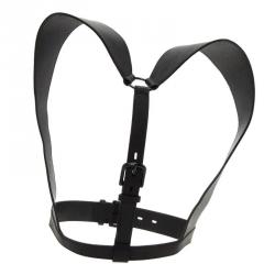 Pre Owned McQ by Alexander McQueen Black Leather Harness Belt Size S 