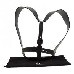 Pre Owned McQ by Alexander McQueen Black Leather Harness Belt Size S 