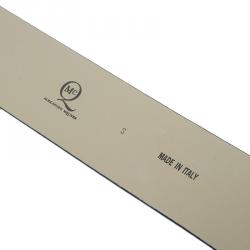 Pre Owned McQ by Alexander McQueen Python Hex Buckle Belt