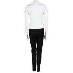 McQ by Alexander McQueen Black Lambskin Suede Elasticized Waist Pants M