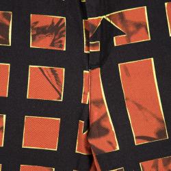 Pre Owned McQ by Alexander McQueen Multicolor Caged Arrow Print High Waist Skinny Jeans S