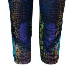McQ Alexander McQueen Multicolor Kaleidoscope Crocodile Leggings
