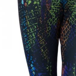 McQ Alexander McQueen Multicolor Kaleidoscope Crocodile Leggings
