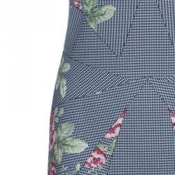 مملوكة مسبقًا فستان أم سي كيو باي الكساندر ماكوين طباعة كاليدوسكوب أنتيك روز M