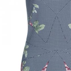 مملوكة مسبقًا McQ By Alexander McQueen Kaleidoscope Antique Rose Print Dress XL