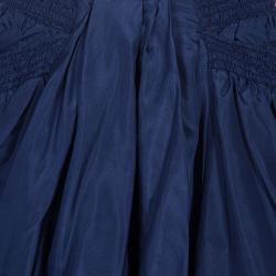 Pre Owned McQ by Alexander McQueen Blue Bubble Skirt S