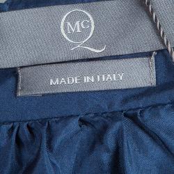 Pre Owned McQ by Alexander McQueen Blue Bubble Skirt S