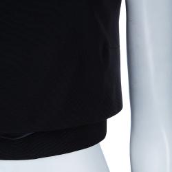 Pre Owned McQ by Alexander McQueen Black Crop Top S