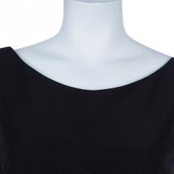 Pre Owned McQ by Alexander McQueen Black Crop Top S