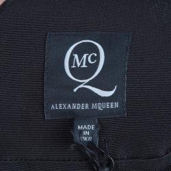 Pre Owned McQ by Alexander McQueen Black Crop Top S