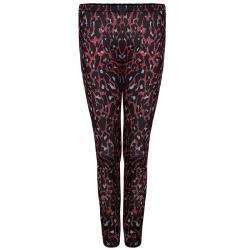 McQ by Alexander McQueen Red Leopard Legging M