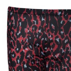 McQ by Alexander McQueen Red Leopard Legging M