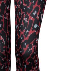 McQ by Alexander McQueen Red Leopard Legging M