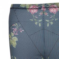 McQ by Alexander McQueen Lycra Rose Kaleidoscope Leggings XL