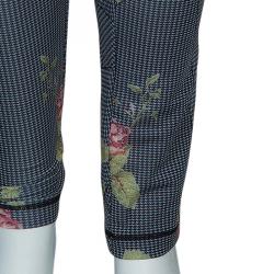 McQ by Alexander McQueen Lycra Rose Kaleidoscope Leggings XL