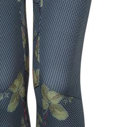 McQ by Alexander McQueen Lycra Rose Kaleidoscope Leggings XL