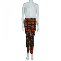 Pre Owned McQ by Alexander McQueen Caged Arrow Jeans M