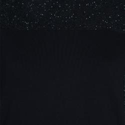 Pre Owned McQ by Alexander McQueen Black Embellished Sweat Shirt M