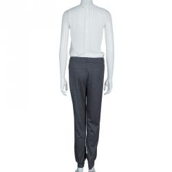 Pre Owned McQ by Alexander McQueen Grey Wool Sweatpants L
