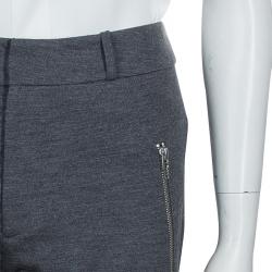 Pre Owned McQ by Alexander McQueen Grey Wool Sweatpants L