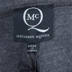 Pre Owned McQ by Alexander McQueen Grey Wool Sweatpants L