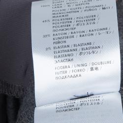 Pre Owned McQ by Alexander McQueen Grey Wool Sweatpants L