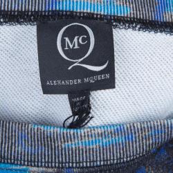 Pre Owned McQ by Alexander McQueen Black Printed Hazy Night Sweatshirt XL