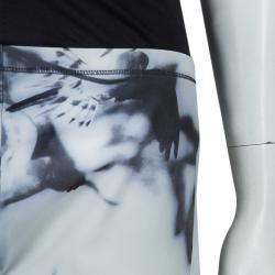 Pre Owned McQ by Alexander McQueen Grey Digital Print Leggings XL