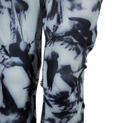 Pre Owned McQ by Alexander McQueen Grey Digital Print Leggings XL