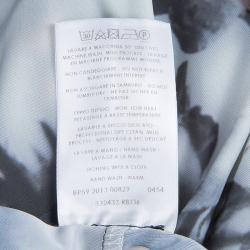 Pre Owned McQ by Alexander McQueen Grey Digital Print Leggings XL