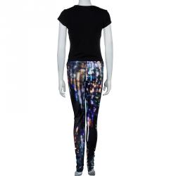 McQ by Alexander McQueen Multicolor Digital Print Leggings L