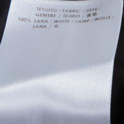 McQ by Alexander McQueen Black and White Houndstooth Wool Trousers S