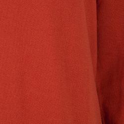 Pre Owned McQ by Alexander McQueen Burnt Orange Side Zip Detail V-Neck Sweater L