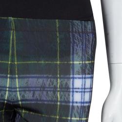 Pre Owned McQ by Alexander McQueen Multicolor Checked Tartan Leggings S