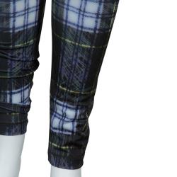 Pre Owned McQ by Alexander McQueen Multicolor Checked Tartan Leggings S