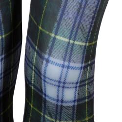 Pre Owned McQ by Alexander McQueen Multicolor Checked Tartan Leggings S
