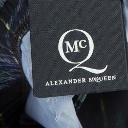 Pre Owned McQ by Alexander McQueen Multicolor Checked Tartan Leggings S