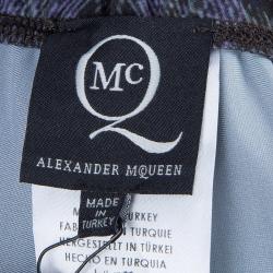 Pre Owned McQ by Alexander McQueen Multicolor Checked Tartan Leggings S