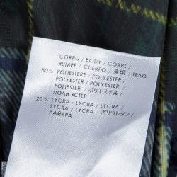 Pre Owned McQ by Alexander McQueen Multicolor Checked Tartan Leggings S