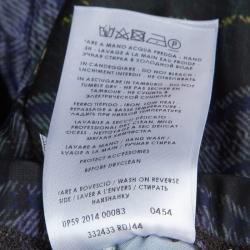 Pre Owned McQ by Alexander McQueen Multicolor Checked Tartan Leggings S